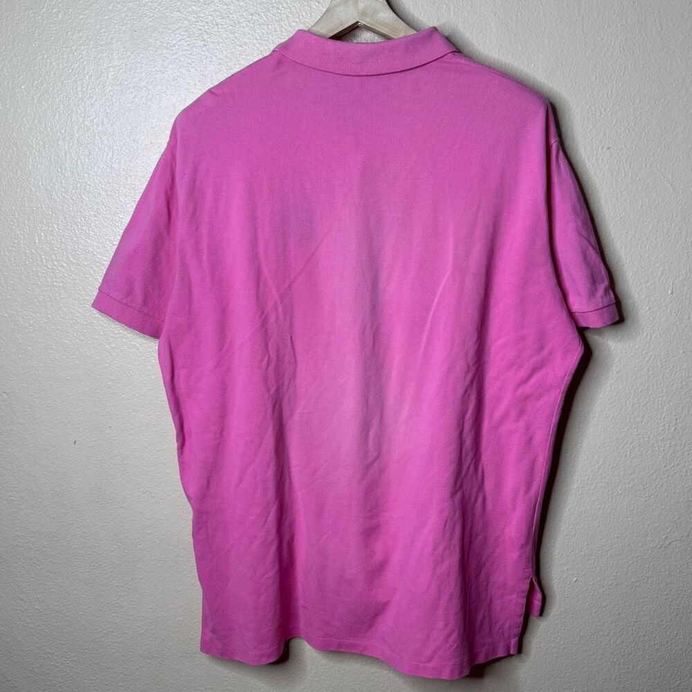 Polo Ralph Lauren Shirt Men's XL Pink Polo Cricket Crest Logo Short Sleeve - Picture 5 of 7